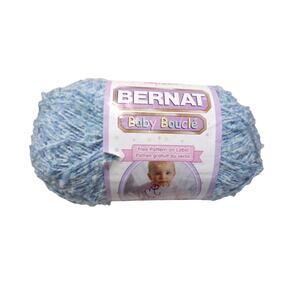 Bernat Baby Boucle Yarn "Spring Breeze" Blue 10.5 Oz. 546 Yards
